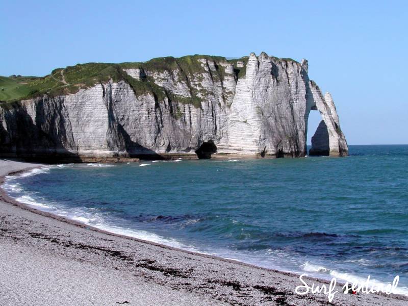 Photo du spot L'Aiguille Creuse à Étretat : Surf report et prévisions de vagues en temps réel