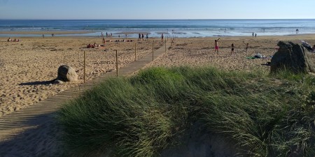 Météo des vagues et surf report sur le spot de surf de Kerhilio à Erdeven, Morbihan