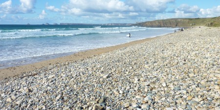 Météo des vagues et surf report sur le spot de surf de La Palue à Crozon, Finistère