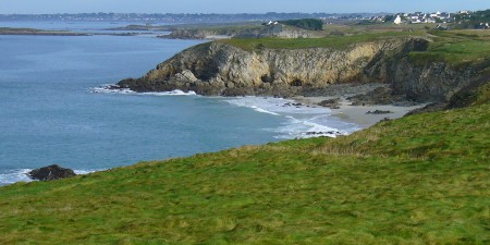 Météo des vagues et surf report sur le spot de surf de Charrettes à Plouarzel, Finistère