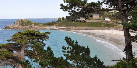 Météo des vagues et surf report sur le spot de surf de Trestrignel à Perros-Guirec, Côtes-d'Armor