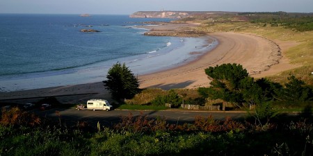 Météo des vagues et surf report sur le spot de surf de Grèves d'en Bas à Fréhel, Côtes-d'Armor