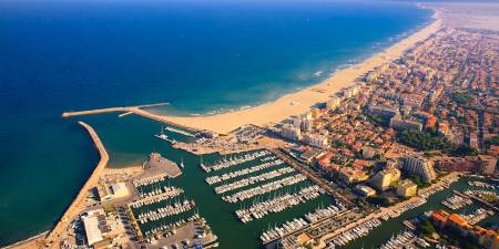 Météo des vagues et surf report sur le spot de surf de Canet Plage à Canet-en-Roussillon, Pyrénées-Orientales