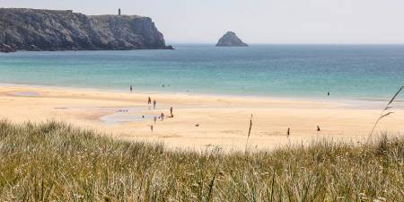 Météo des vagues et surf report sur le spot de surf de Pen Hat à Camaret-sur-Mer, Finistère